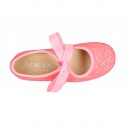 New SOFT GLITTER little Mary Jane shoes angel style in seasonal colors.