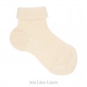 ANKLE SOCKS WITH DOUBLE CUFFK BY CONDOR.