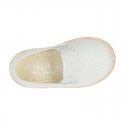 Cotton canvas SLIP ON espadrille shoes for kids.