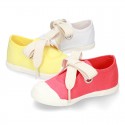 New Cotton canvas Mary Jane shoes ANGEL style with toe cap in seasonal colors.