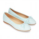 New Fashion SOFT GLITTER Ballet Flats with adjustable ribbon.