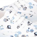 New Cotton canvas sneaker shoes with MOTORCYCLES print design.