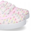 New Cotton canvas sneaker shoes with BUTTERFLIES print design.