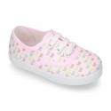 New Cotton canvas sneaker shoes with BUTTERFLIES print design.