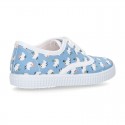 New Cotton canvas sneaker shoes with CHICKS print design.