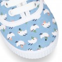 New Cotton canvas sneaker shoes with CHICKS print design.