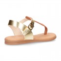 New Combined leather sandal shoes Gladiator style for toddler girls.