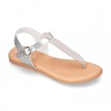 New Combined leather sandal shoes Gladiator style for toddler girls.