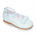 New SOFT GLITTER little Mary Jane shoes GILDA style in seasonal colors.