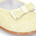 New SOFT GLITTER little Mary Jane shoes GILDA style in seasonal colors.