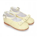 New SOFT GLITTER little Mary Jane shoes GILDA style in seasonal colors.