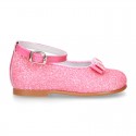 New SOFT GLITTER little Mary Jane shoes GILDA style in seasonal colors.