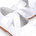 Classic little Mary Jane shoes ANGEL STYLE in WHITE patent leather.