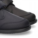 School Blucher shoes laceless for little kids.