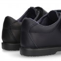 School Blucher shoes laceless for little kids.