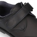 School Blucher shoes laceless for little kids.