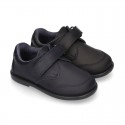 School Blucher shoes laceless for little kids.