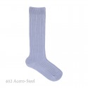 CHILDREN´S WIDE RIBBED COTTON KNEE-HIGH SOCKS BY CONDOR.