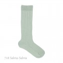 CHILDREN´S WIDE RIBBED COTTON KNEE-HIGH SOCKS BY CONDOR.