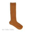 CHILDREN´S WIDE RIBBED COTTON KNEE-HIGH SOCKS BY CONDOR.