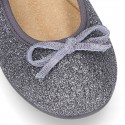 New Autumn Winter METAL Canvas Little Mary Jane shoes with velcro strap.