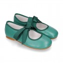 New SOFT nappa leather little Mary Jane shoes angel style in FALL seasonal colors.