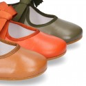 New SOFT nappa leather little Mary Jane shoes angel style in new FALL seasonal colors.