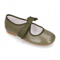 New SOFT nappa leather little Mary Jane shoes angel style in new FALL seasonal colors.