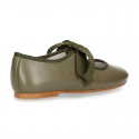 New SOFT nappa leather little Mary Jane shoes angel style in new FALL seasonal colors.