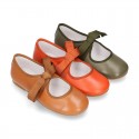 New SOFT nappa leather little Mary Jane shoes angel style in new FALL seasonal colors.