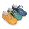 New little ENGLISH style shoes in nappa leather and FALL colors.