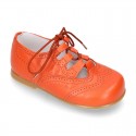 New little ENGLISH style shoes in nappa leather and FALL colors.