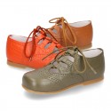 New little ENGLISH style shoes in nappa leather and FALL colors.