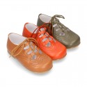 New little ENGLISH style shoes in nappa leather and FALL colors.