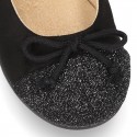 New Autumn Winter Canvas Little Mary Jane shoes with METAL toe cap and velcro strap.