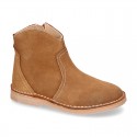 New suede leather ankle boots COWBOY style.