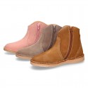 New suede leather ankle boots COWBOY style.