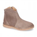 New suede leather ankle boots COWBOY style.