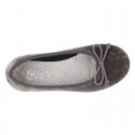 New Ballet flat shoes with bow in VELVET.