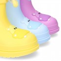 Bota de agua niños BIMBI HIPOPOTAMOS con cuello ajustable.