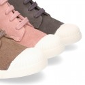 New kids suede leather Ankle boots with TOE CAP.