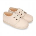 New Autumn winter canvas laces up shoes with ties closure in PASTEL colors.