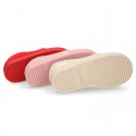 New Autumn winter canvas laces up shoes with ties closure in PASTEL colors.