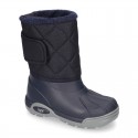 New Little rain boots APRESKI NYLON style with wool knit lining.