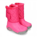 New Little rain boots APRESKI NYLON style with wool knit lining.