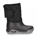 New Little rain boots APRESKI NYLON style with wool knit lining.