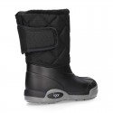 New Little rain boots APRESKI NYLON style with wool knit lining.