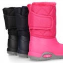 New Little rain boots APRESKI NYLON style with wool knit lining.