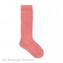 WARM COTTON CROCHET KNEE-HIGH SOCKS BY CONDOR.