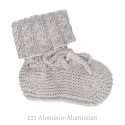 BABY ARAN STICTH COTTON BOOTIES BY CONDOR.